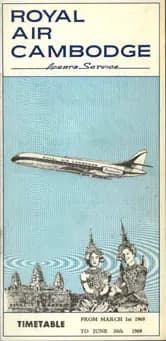 Royal Air Cambodge timetable